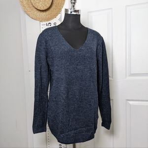 Blue H&M maternity sweater